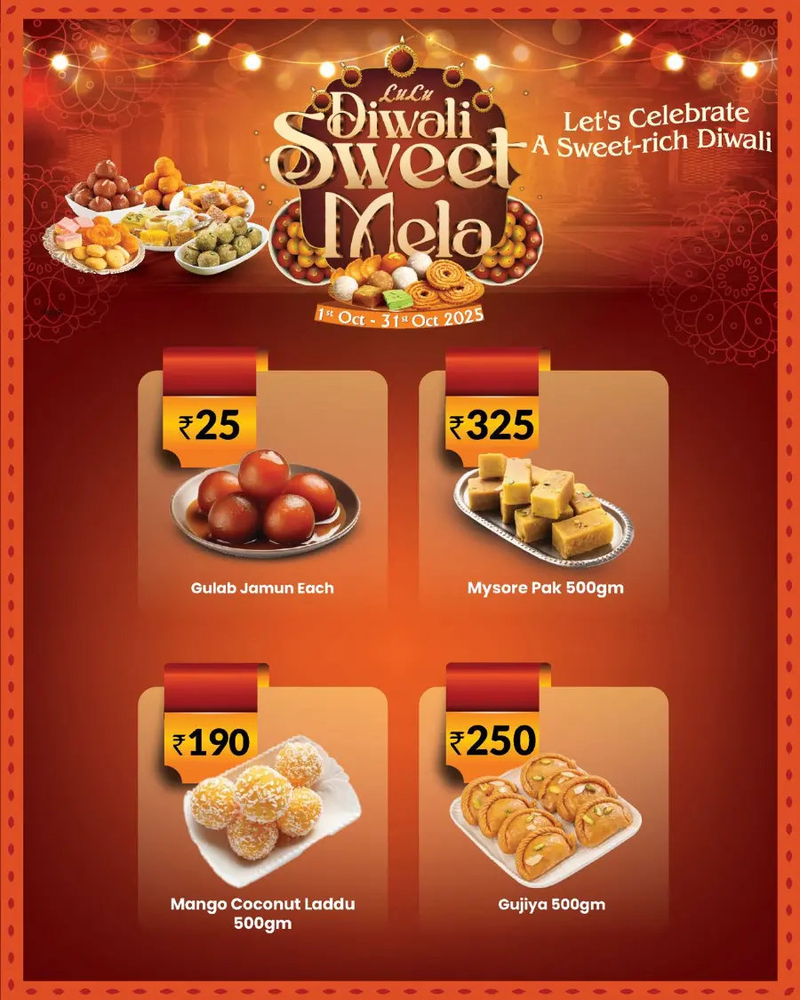 Diwali Sweet Mela In Lulu Hypermarket Trivandrum