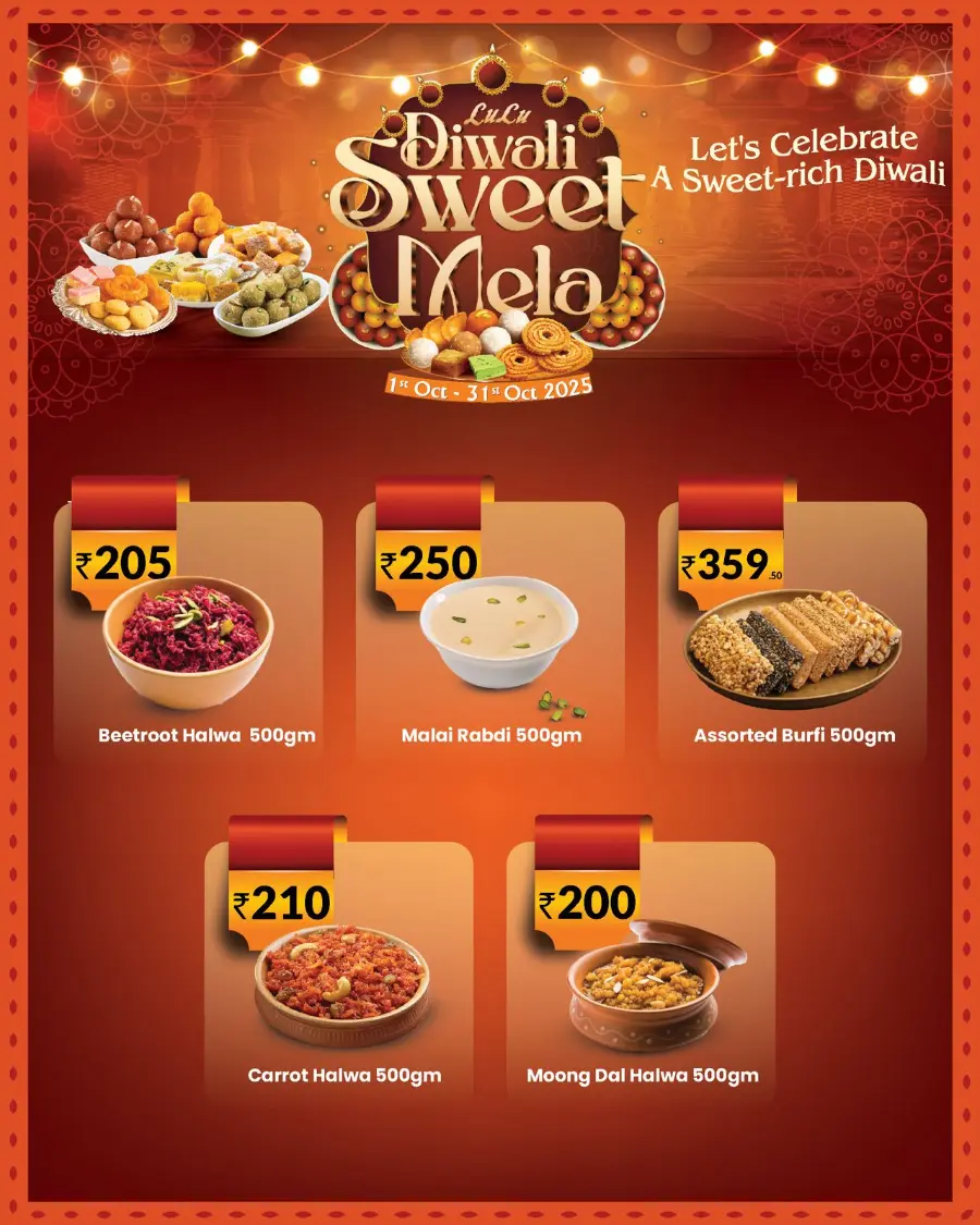 Diwali Sweet Mela In Lulu Hypermarket Trivandrum