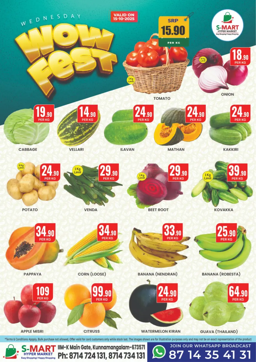 Wow fest In S-Mart Hypermarket Calicut