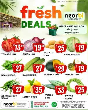 Fresh Deals In Nearbi Hypermarket Kannur