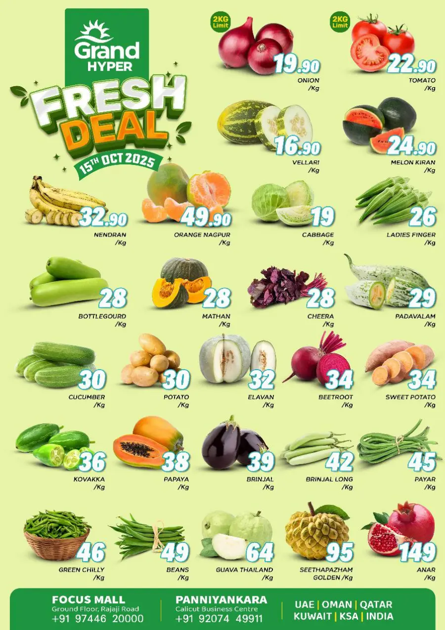 Fresh Deals In Grand Hypermarket Calicut