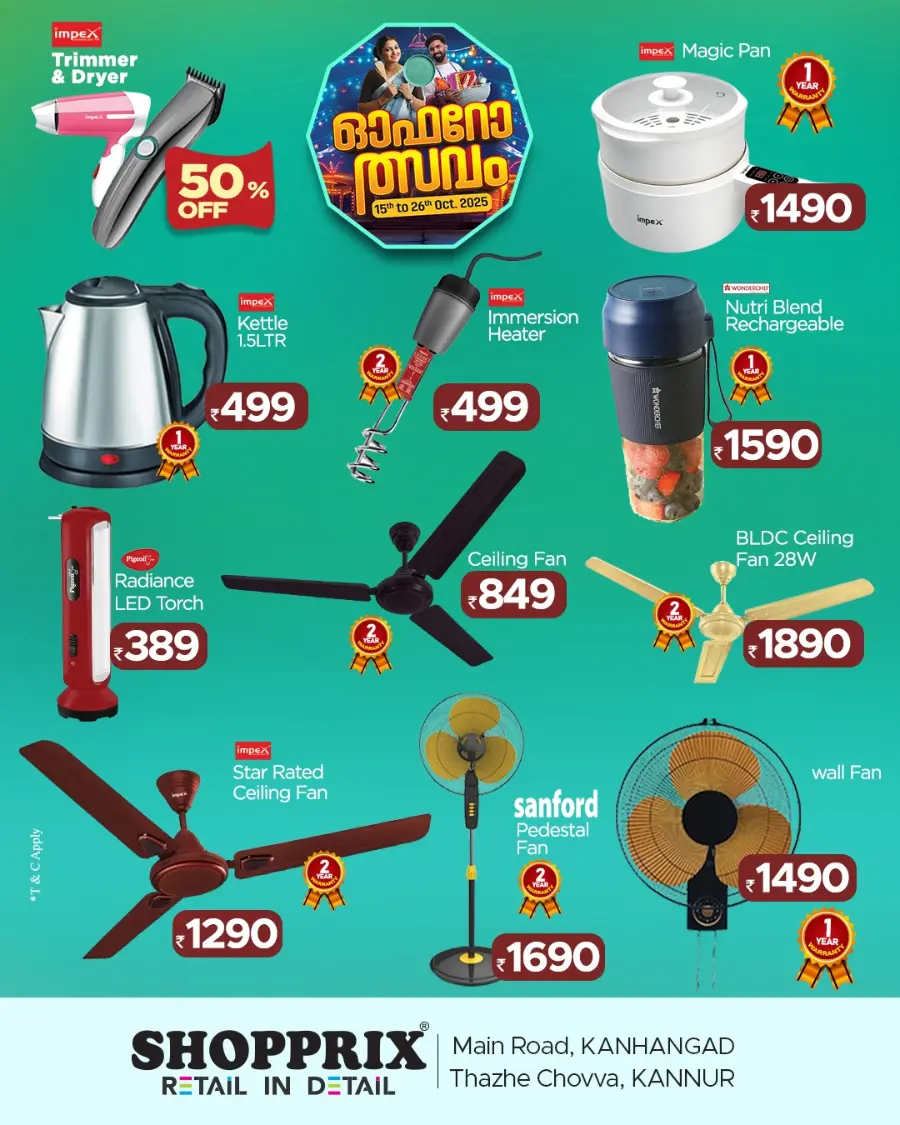 Mega offer In Shopprix Kannur