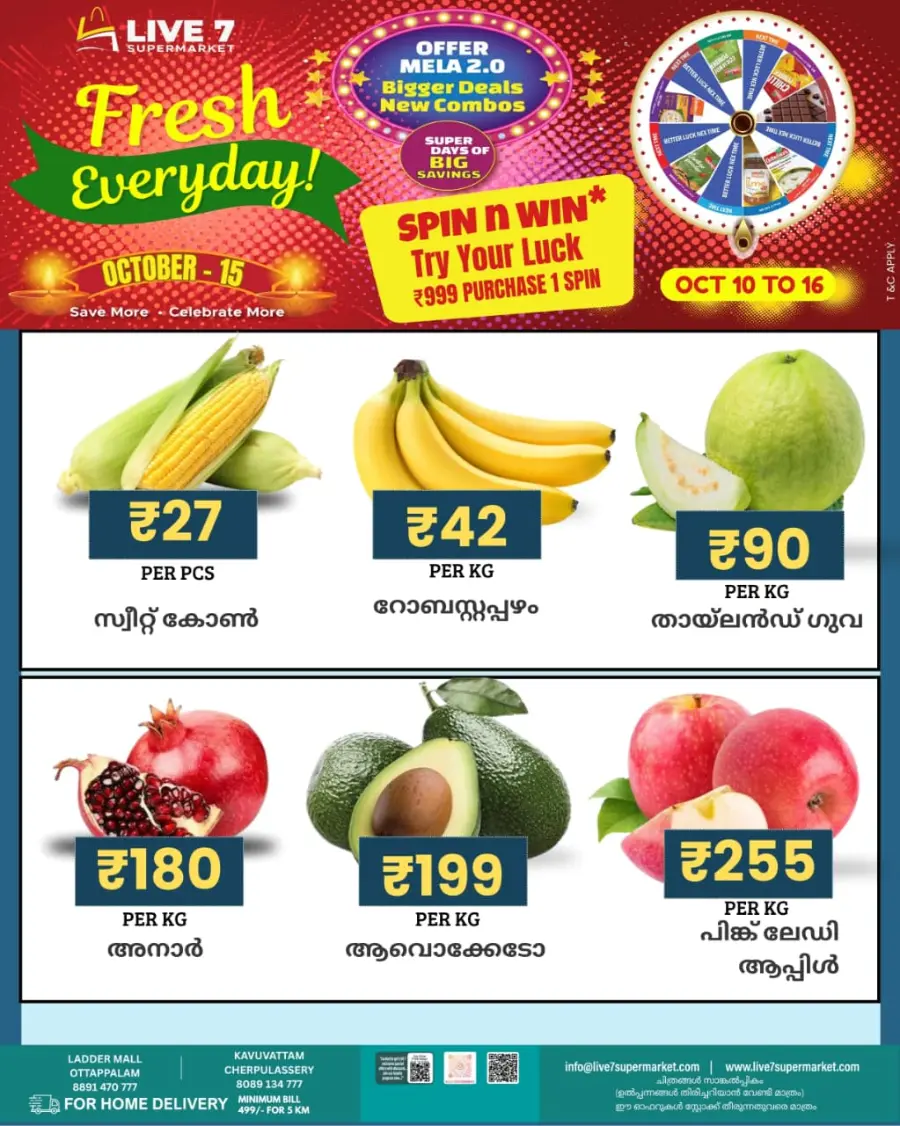 Fresh Deals Fresh Deals In Live7 Supermarket Palakkad