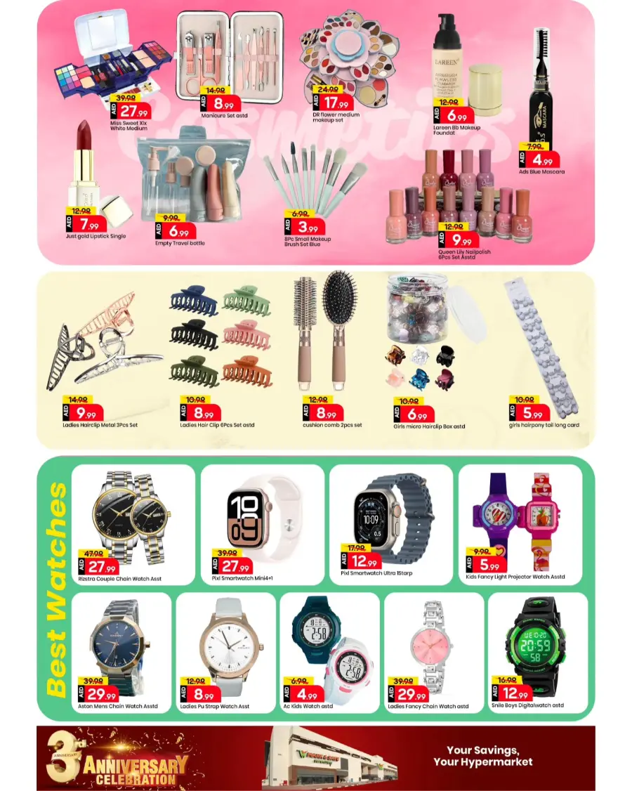 3rd anniversary celebration In Mark & Save Dubai