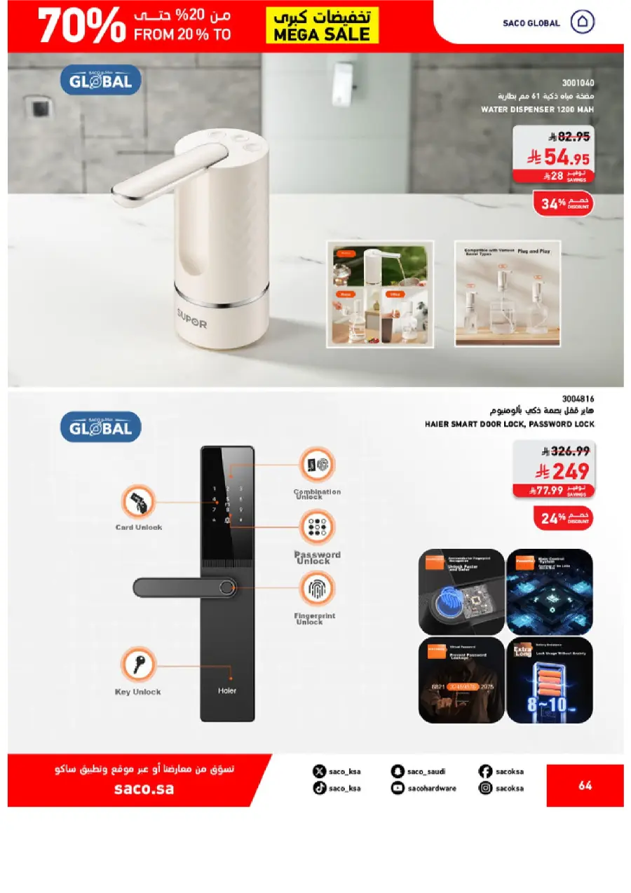 Mega Sale – Save 20% to 70% on Top Deals! In SACO Qaseem