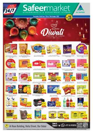 Happy diwali In Safeer Market Dubai