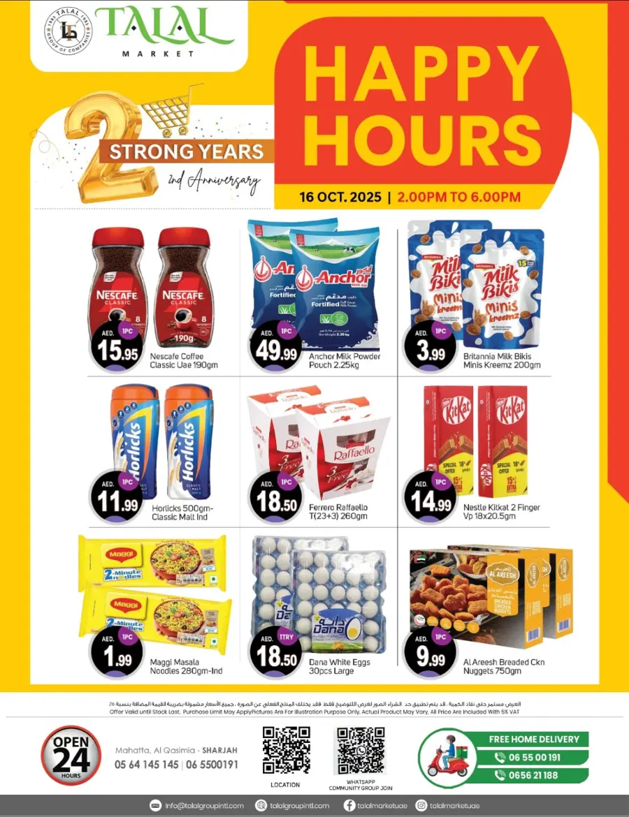 Happy hours In Talal Market Sharjah / Ajman