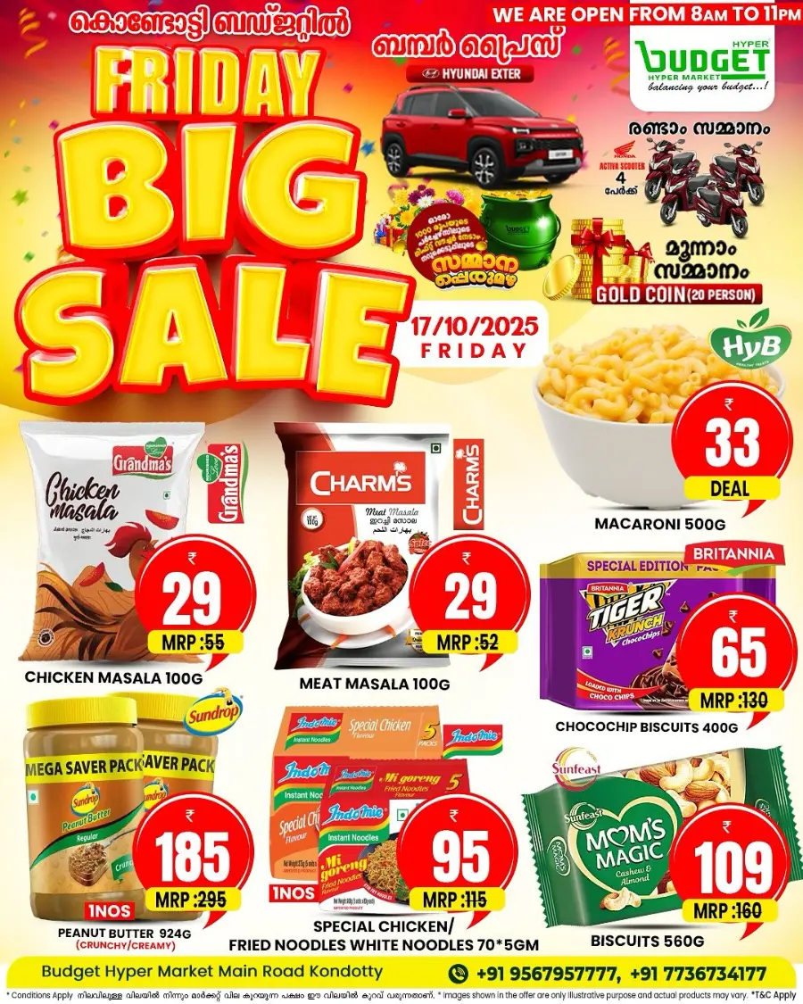 Friday Big Sale In Budget Hypermarket Malappuram