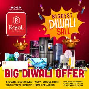 Biggest Diwali Sale In Royal Bazar Thrissur