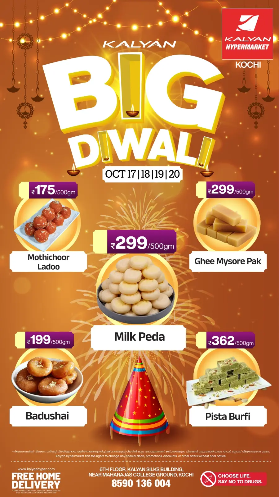 Diwali Big Sale – Huge Discounts & Festive Offers! In Kalyan Hypermarket Ernakulam
