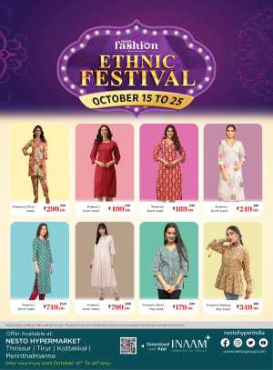 Ethnic Festival Sale In Nesto Hypermarket Malappuram,Thrissur