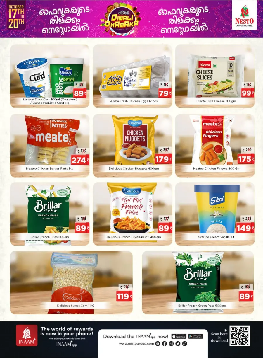 Diwali Dhamaka Offers – Festive Deals & Savings! In Nesto Hypermarket Thrissur