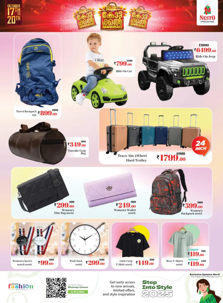Anniversary Offers – Celebrate with Big Discounts! In Nesto Hypermarket Malappuram