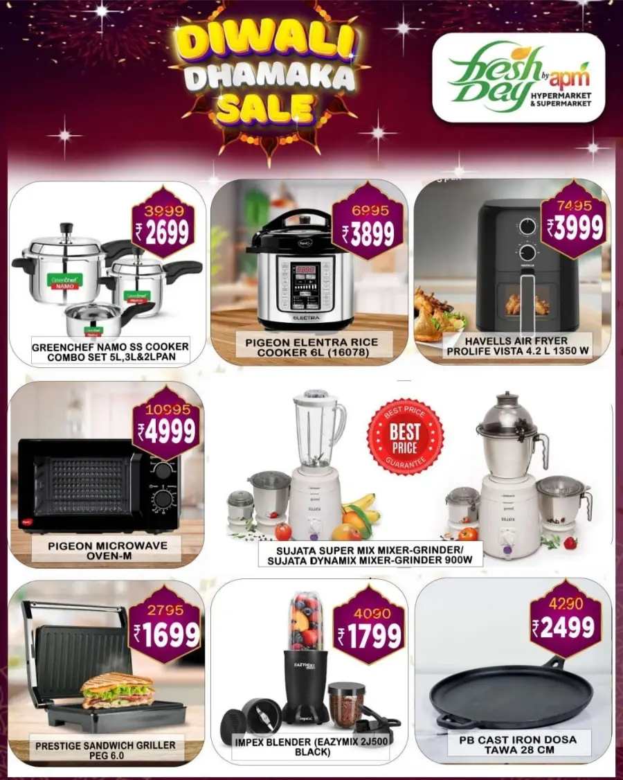 Diwali Dhamaka Sale – Shop & Save More In Freshday Hypermarket Malappuram