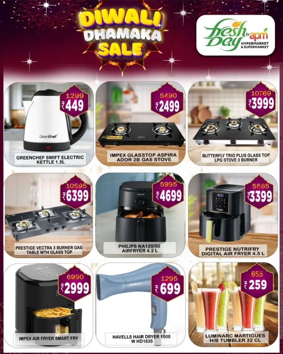 Diwali Dhamaka Sale – Shop & Save More In Freshday Hypermarket Malappuram