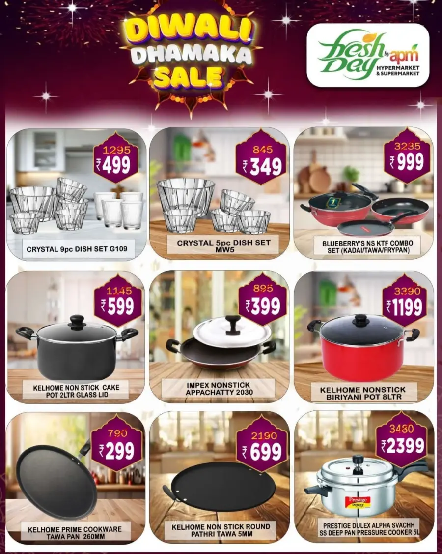 Diwali Dhamaka Sale – Shop & Save More In Freshday Hypermarket Malappuram