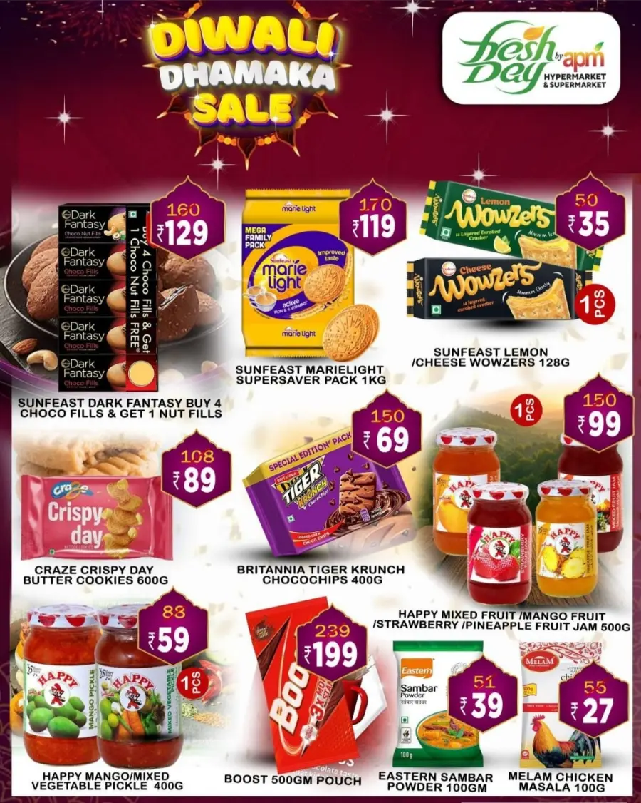 Diwali Dhamaka Sale – Shop & Save More In Freshday Hypermarket Malappuram
