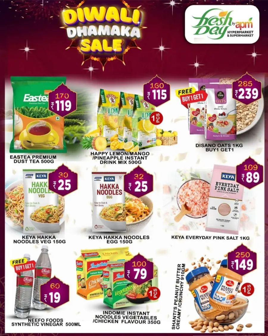 Diwali Dhamaka Sale – Shop & Save More In Freshday Hypermarket Malappuram