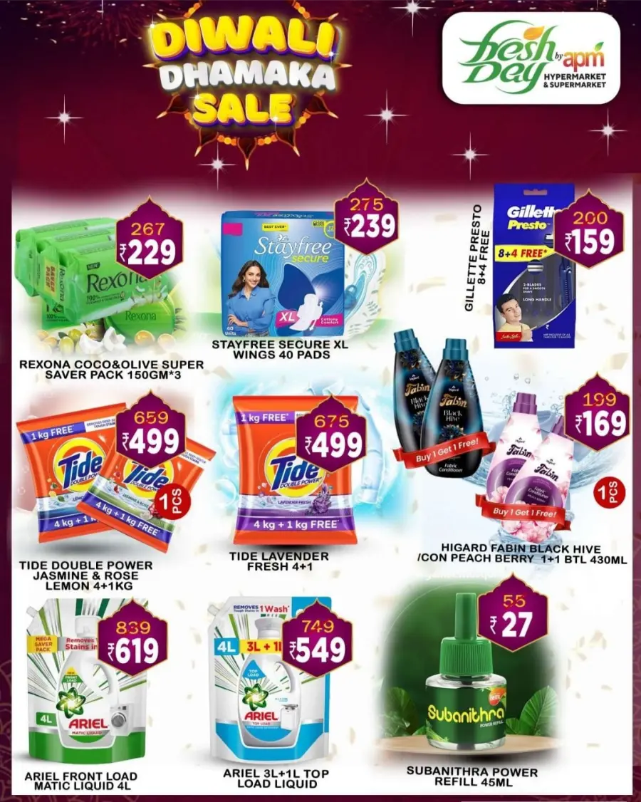 Diwali Dhamaka Sale – Shop & Save More In Freshday Hypermarket Malappuram