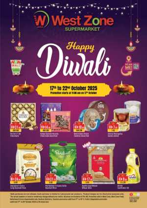 Diwali Special Offers – Shop & Save In West Zone Supermarket Dubai,Abu Dhabi,Sharjah / Ajman
