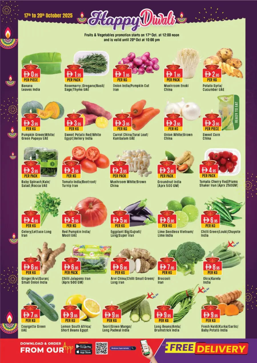 Diwali Special Offers – Shop & Save In West Zone Supermarket Dubai