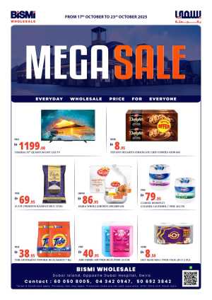 Mega Sale In Bismi Wholesale Dubai