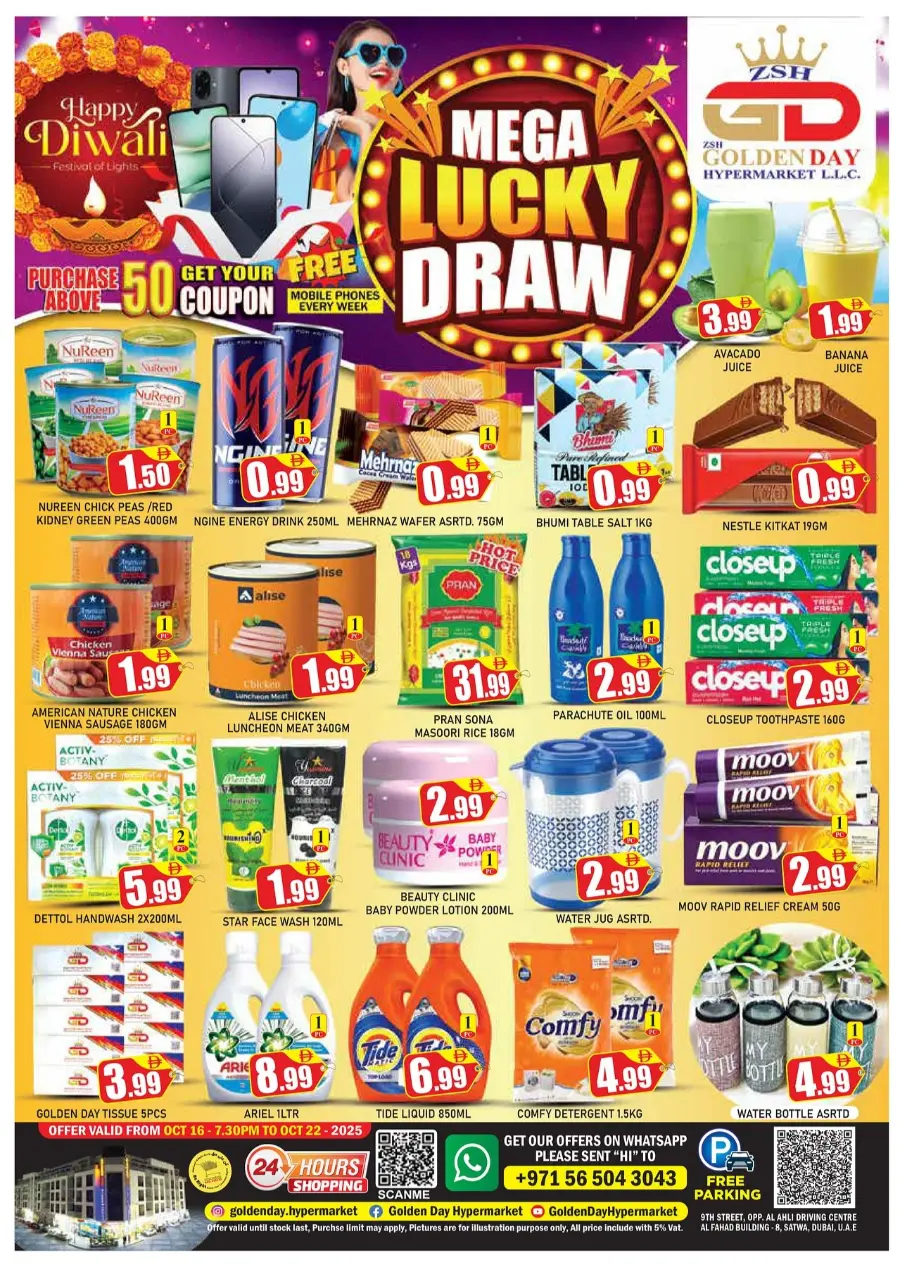 Mega Offer In ZSH Golden Day Hypermarket Dubai