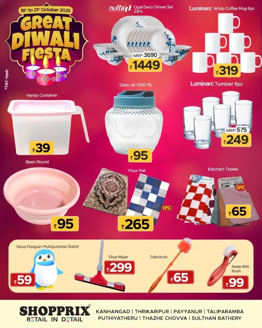 Great Diwali Fiesta In Shopprix Wayanad