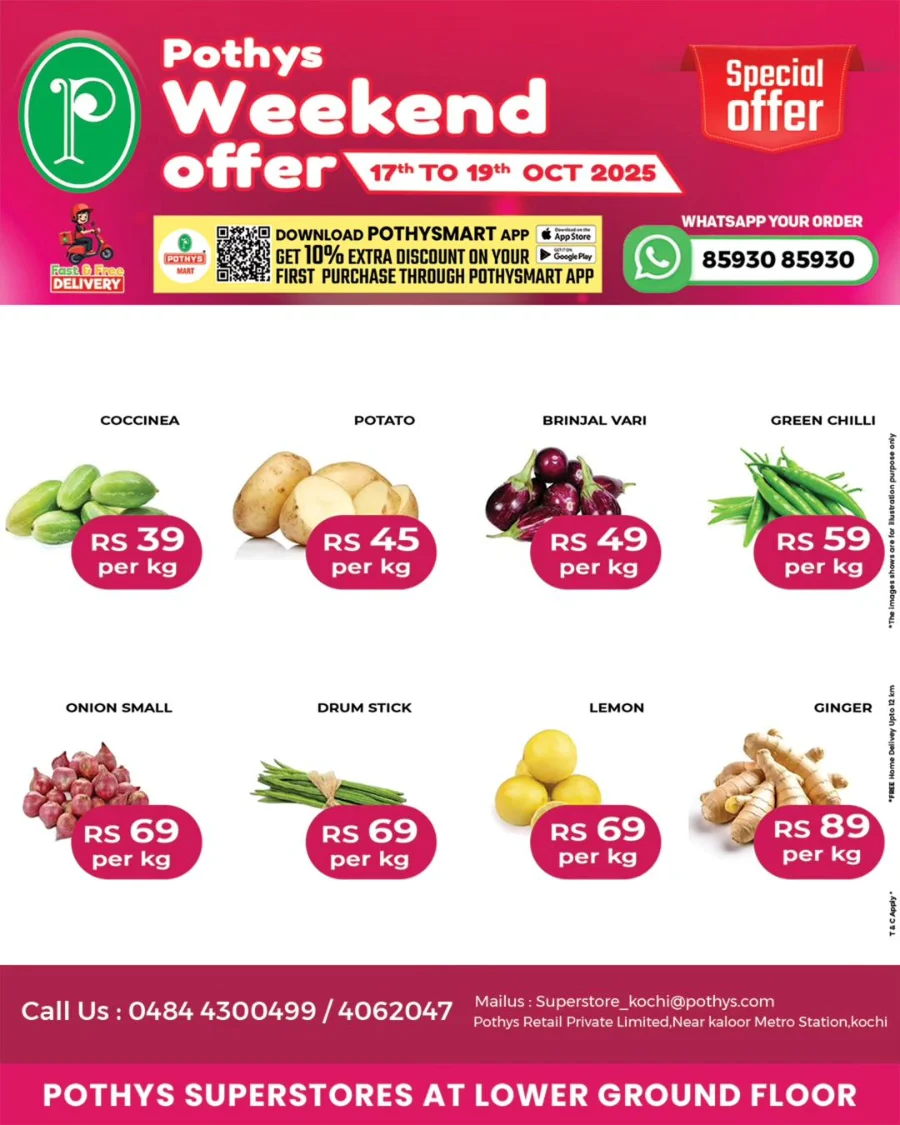 Weekend Offers In Pothys Superstores Ernakulam