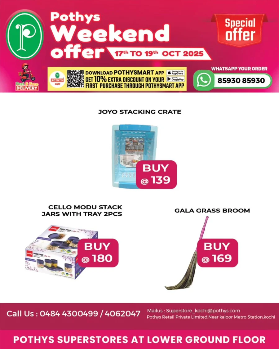 Weekend Offers In Pothys Superstores Ernakulam