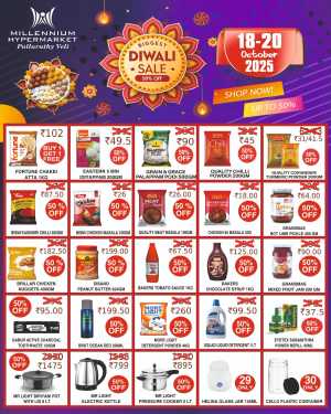Biggest Diwali Sale In Millennium Hypermarket Ernakulam