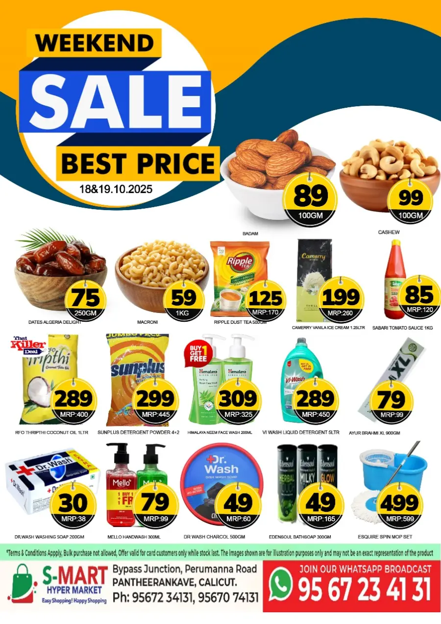 Weekend Sale In S-Mart Hypermarket Calicut
