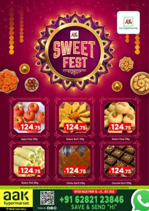 Sweet fest In AAK Hypermarket Malappuram