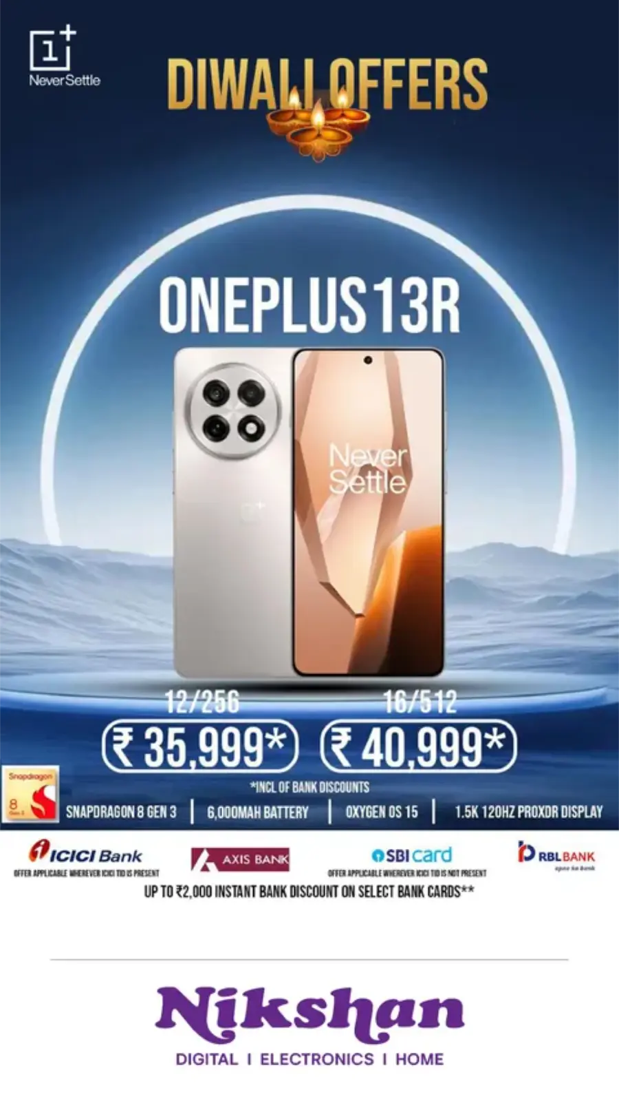 Diwali Special Offers In Nikshan Electronics Kannur