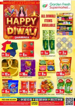 Diwali Special Offers In Garden Fresh Dubai