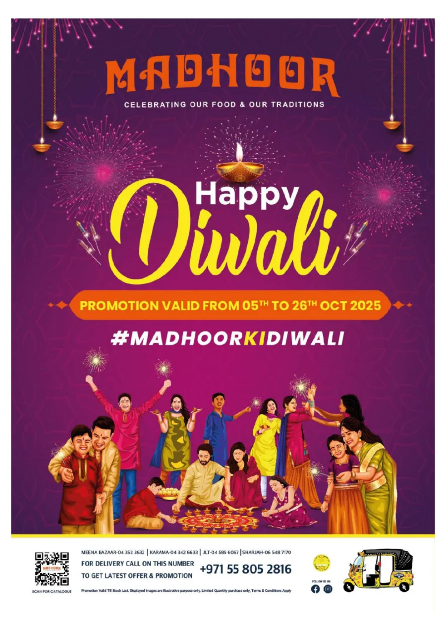 Diwali Festival Sale – Big Discounts & Offers In Madhoor Stores Dubai