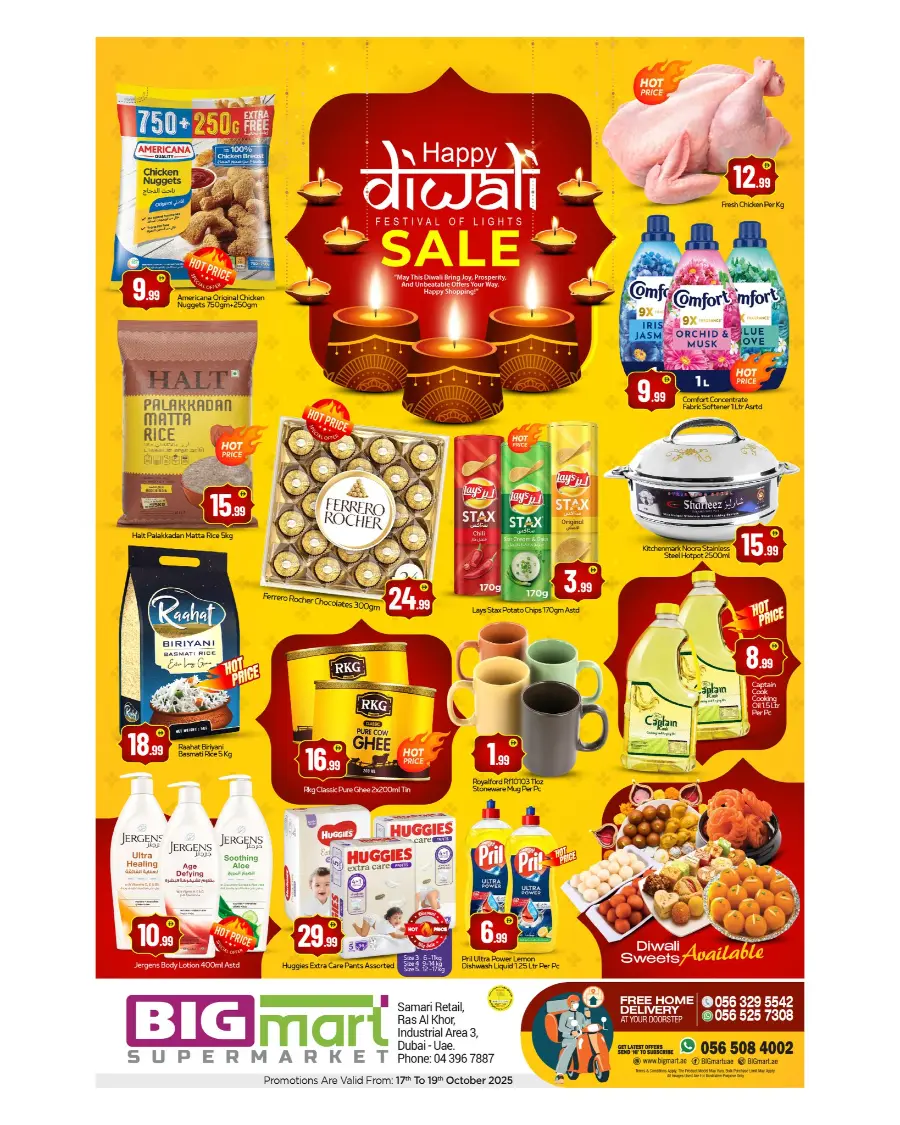 Diwali sale In BIG mart Dubai