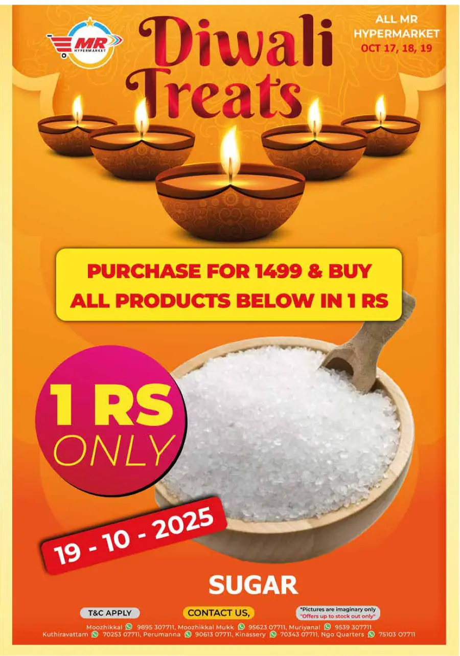 Deepavali 2025 Deals In MR Hypermarket Calicut