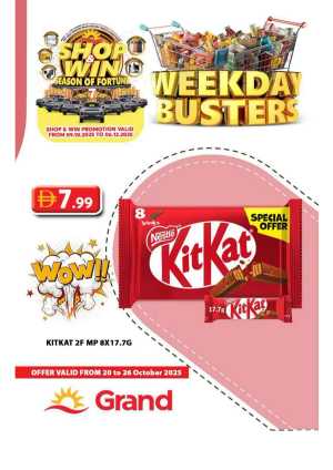 Weekend buster In Grand Hypermarket Dubai,Sharjah / Ajman