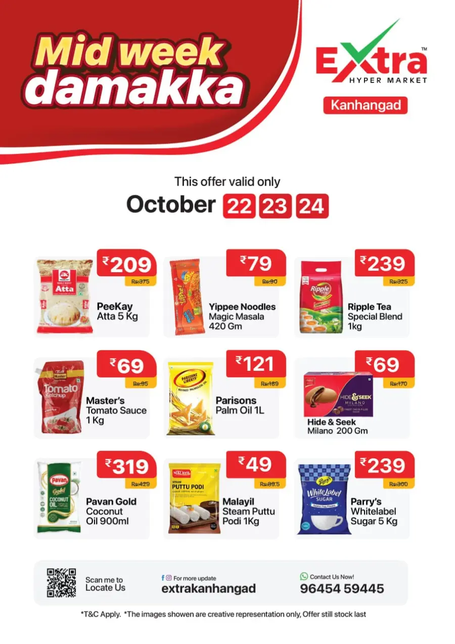 Midweek dhamaka In Extra hypermarket Kasaragod