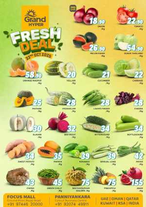 Fresh Deals In Grand Hypermarket Calicut