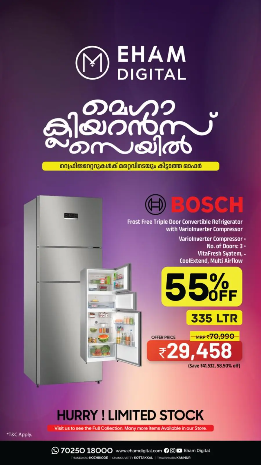 Mega Clearance Sale – Up to 70% OFF! In Eham Digital Calicut