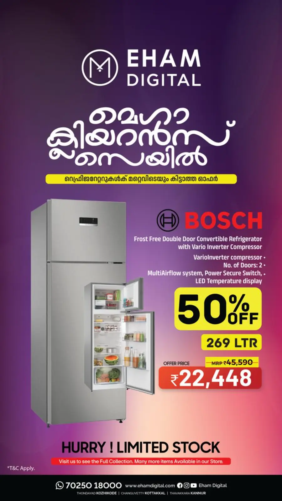 Mega Clearance Sale – Up to 70% OFF! In Eham Digital Calicut