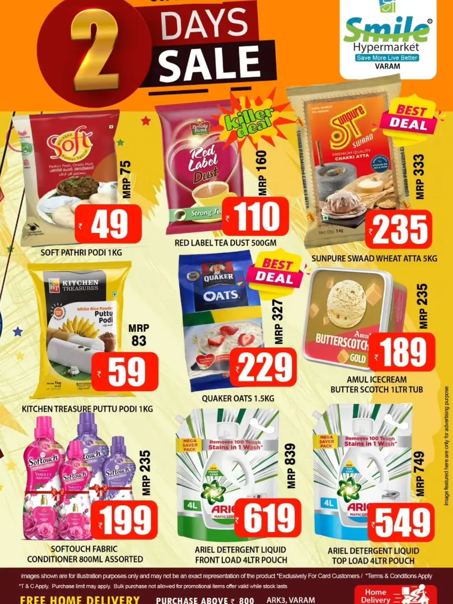 2 Days Sale In Smile Hypermarket Kannur