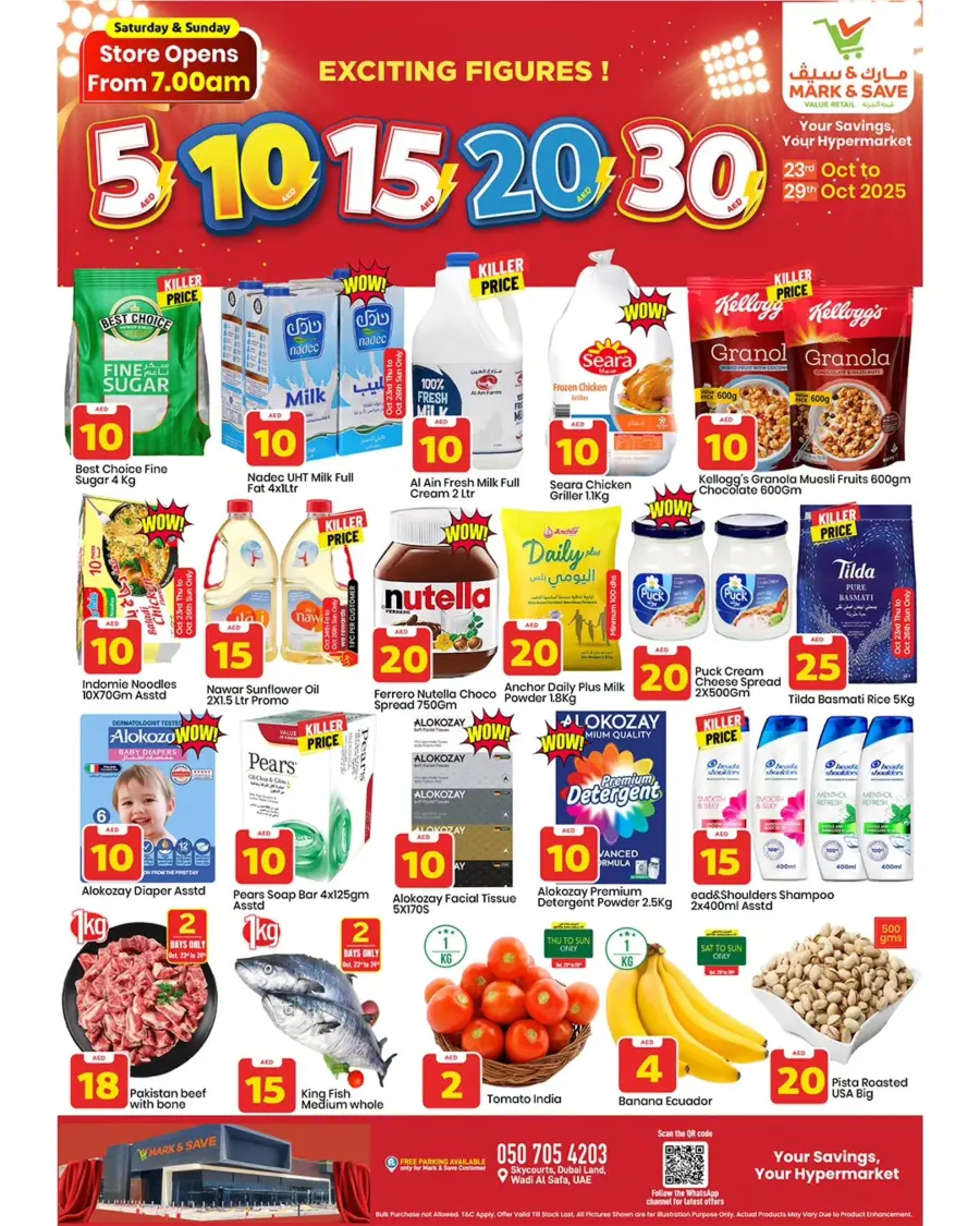 Exciting Figures In Mark & Save Dubai