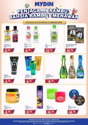 Penjagaan Rambut, Rahsia Rambut Menawan! In Mydin Kuala Lumpur,Labuan,Putrajaya,Kedah,Kelantan,Pahang,Penang,Perak,Perlis,Sabah,Sarawak,Selangor,Terengganu