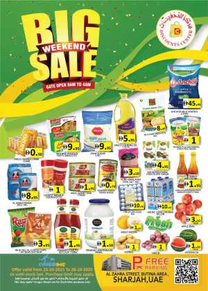 Big weekend sale In Saving Discounts Center Sharjah / Ajman