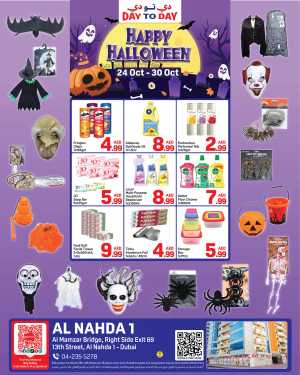 Happy Halloween In Day to Day Dubai
