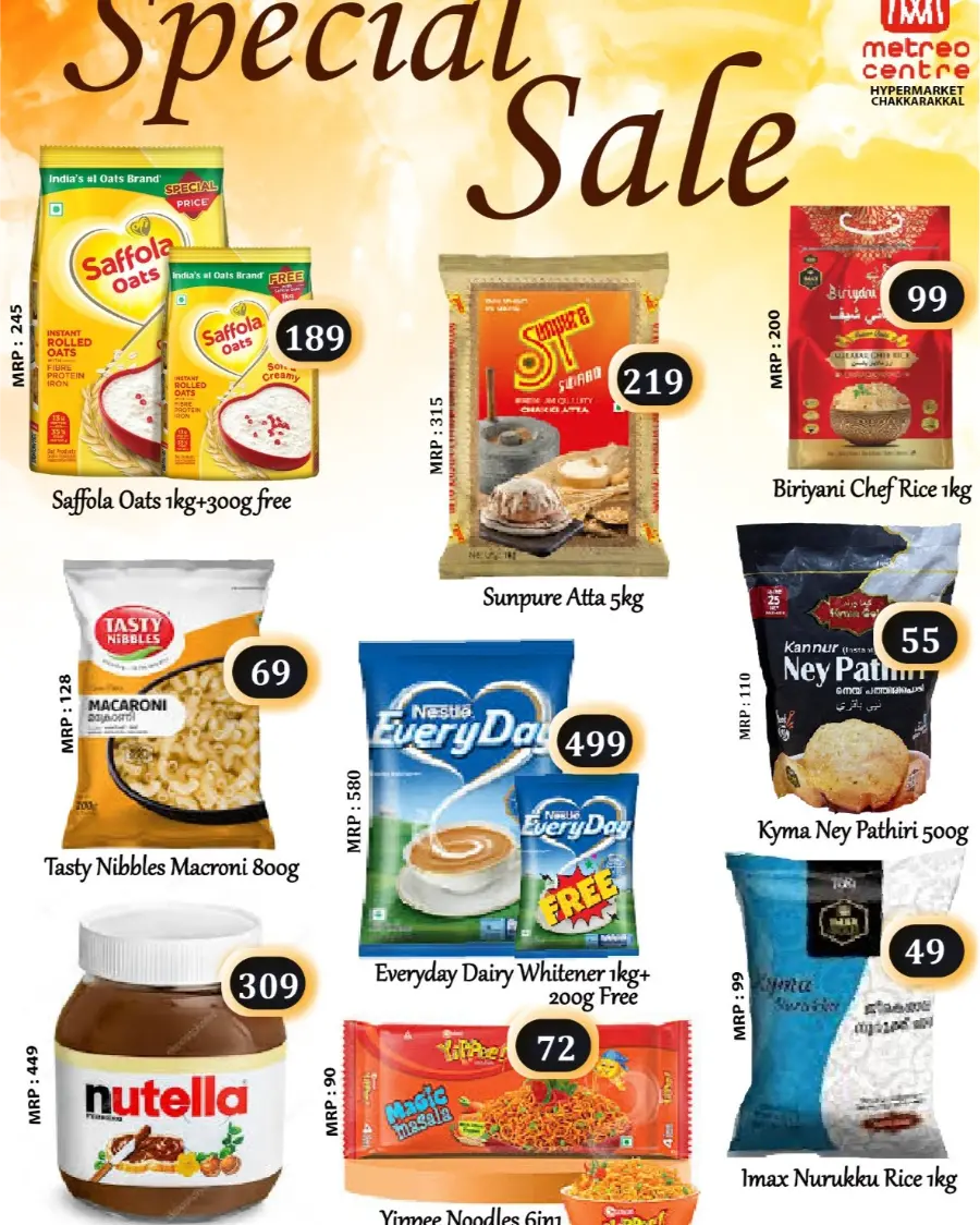 Fresh Deals In Metro Centre Kannur