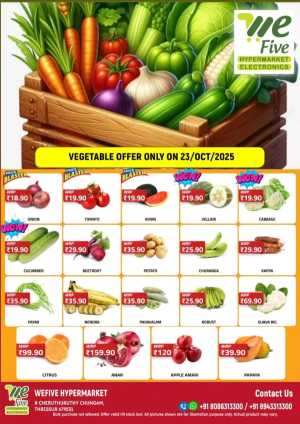 Fresh Offers In We Five Hypermarket Thrissur